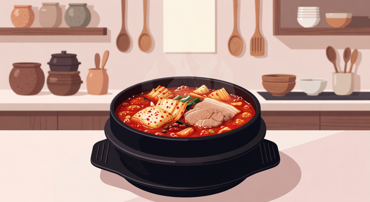 김치찌개 맛있게 끓이는 법 — 식당 맛 비밀