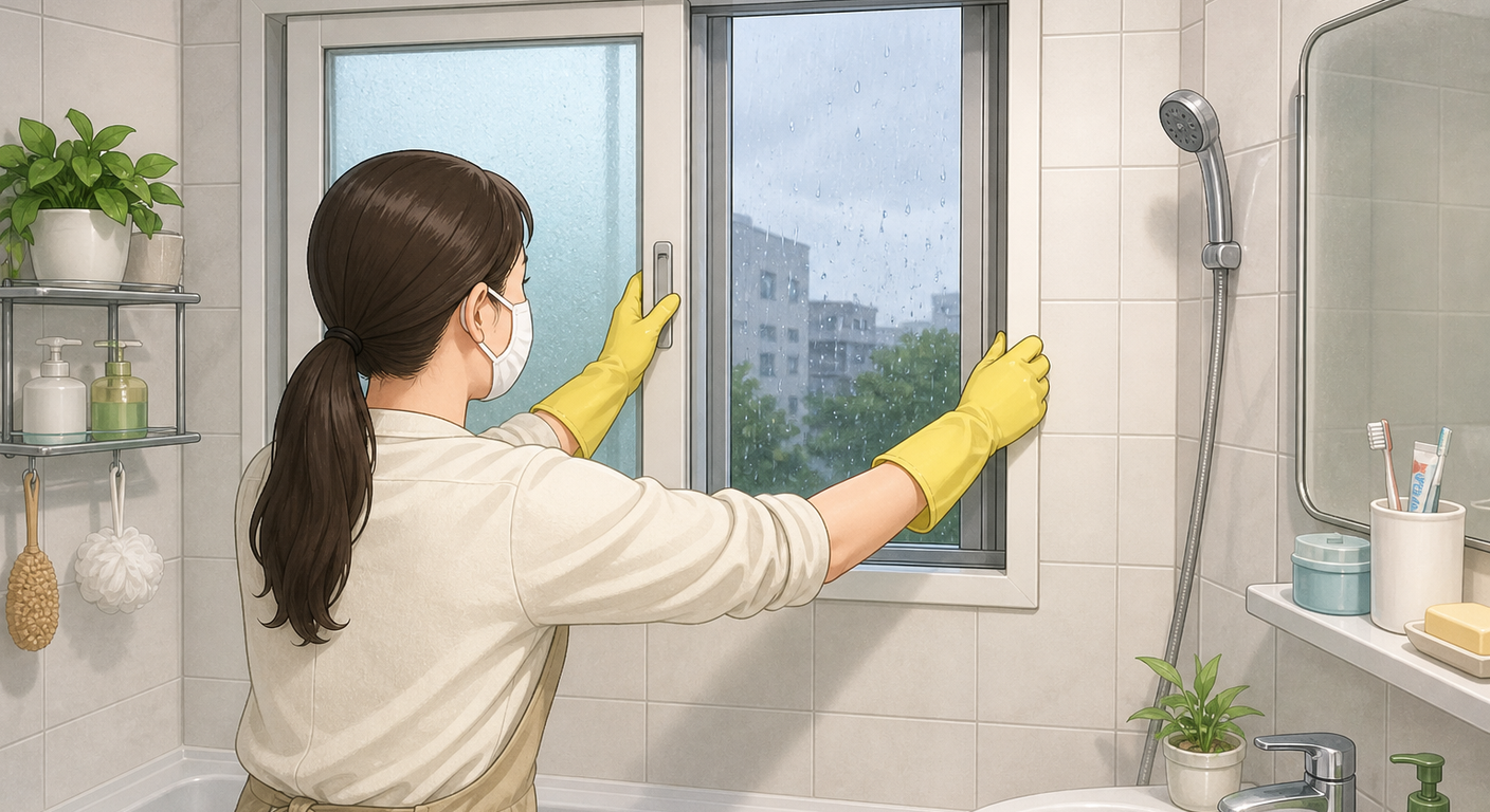 장마철 벽·실리콘 곰팡이 제거하는 법 — 안전하게 닦고 재발 막는 5단계
